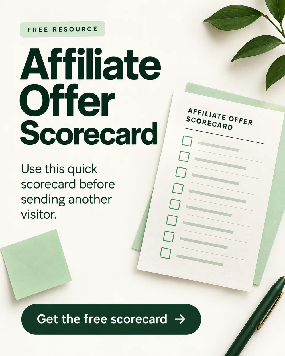 Affiliate Offer Scorecard social graphic